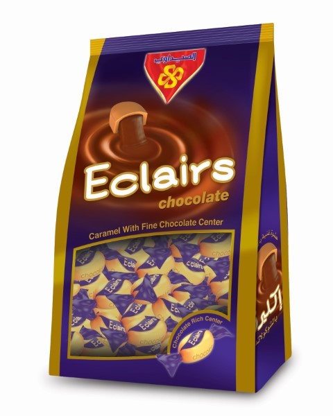 إكليرز كراميل محشو بالشوكولاتة كيس 750 جم